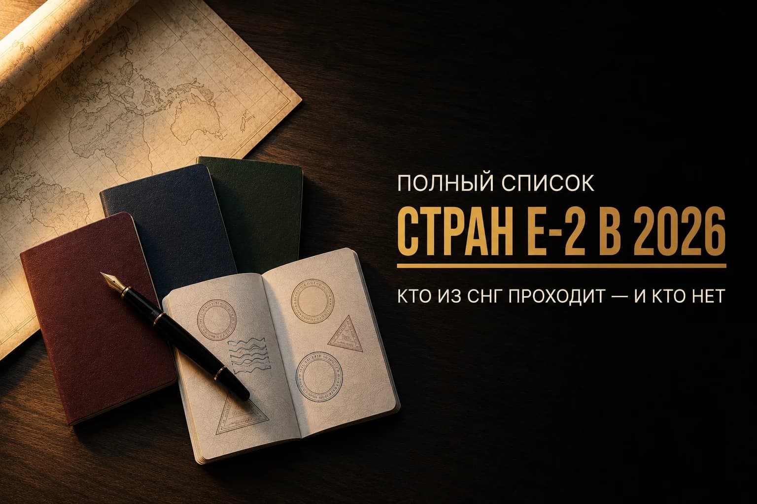 Полный список договорных стран E-2 в 2026: кто из СНГ проходит, а кто нет
